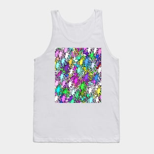 Colorful Dog lovers Tank Top